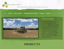 Tablet Screenshot of deltabiorenewables.com